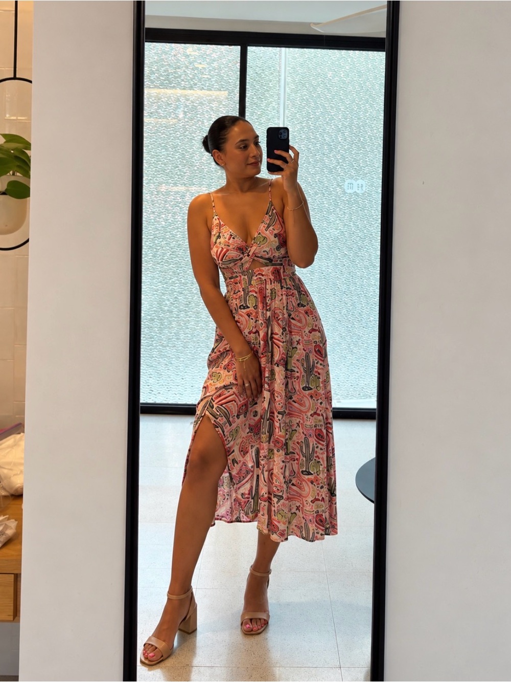 Angie Woman V neck Dress